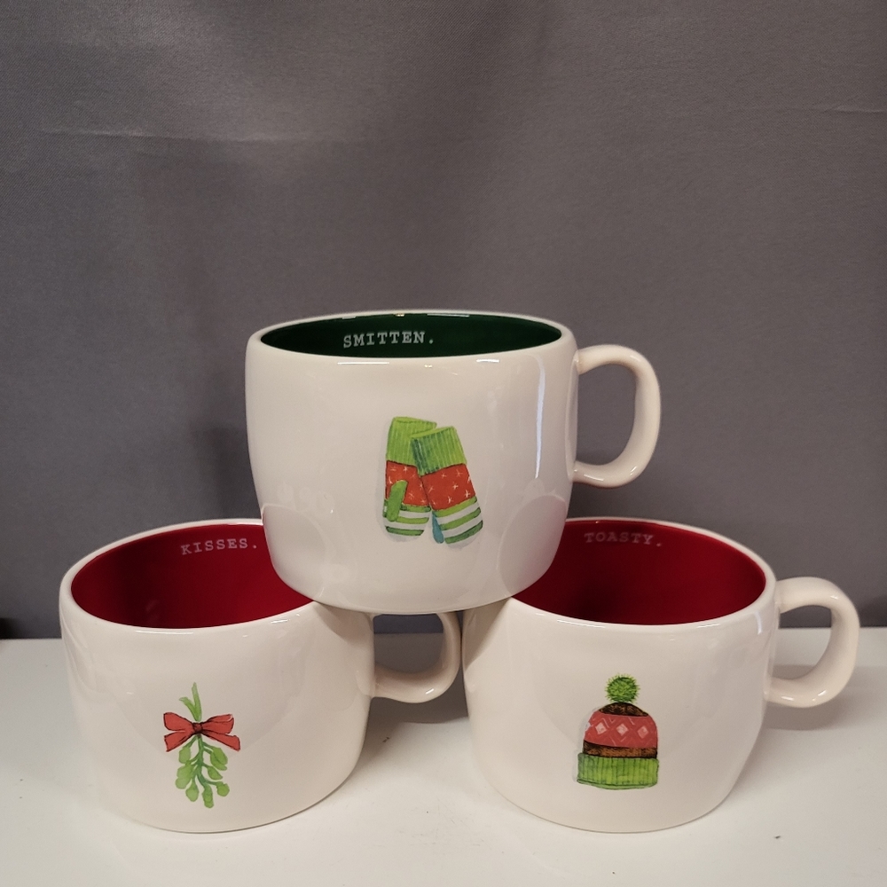Rae Dunn Christmas Icon Mug Bowls